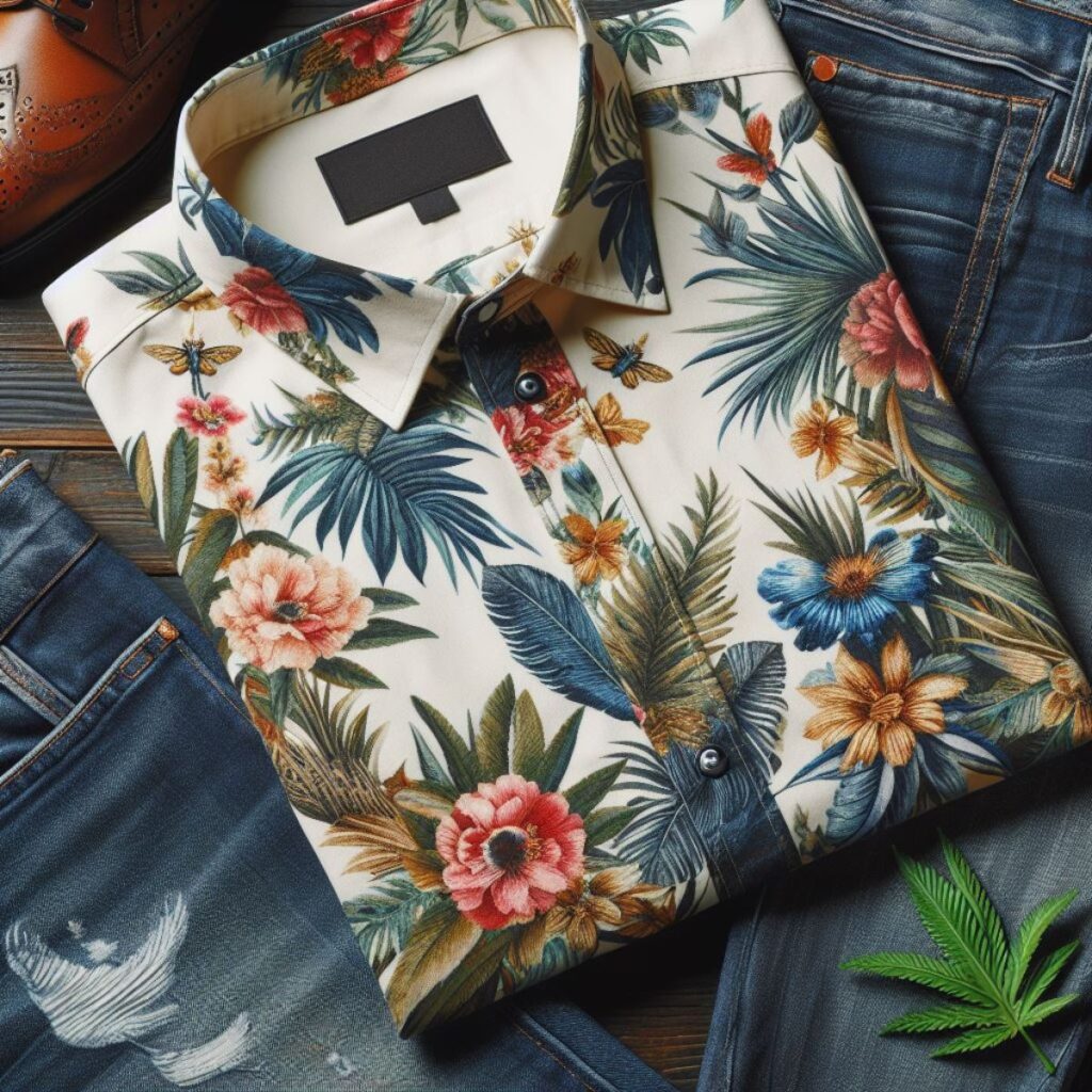 Floral Tee With Shorts